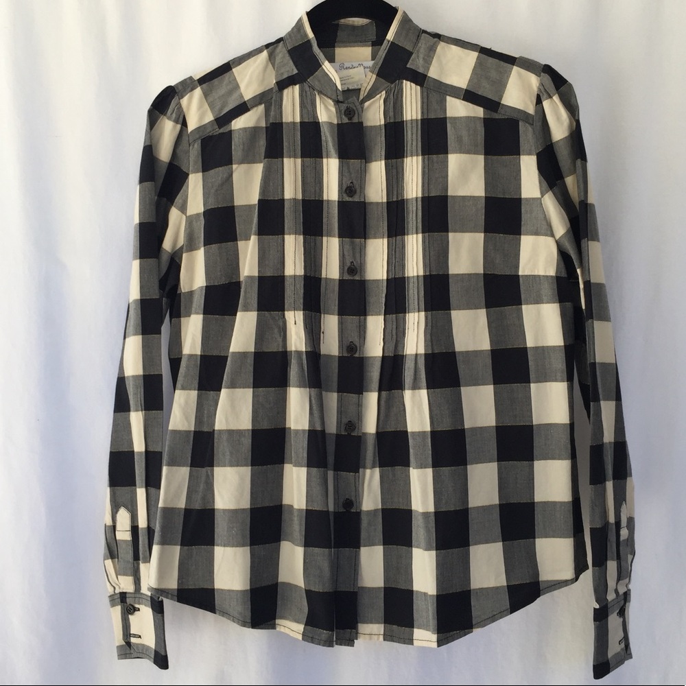 Paul & Joe Sister Rendezvous Buffalo Plaid Blouse